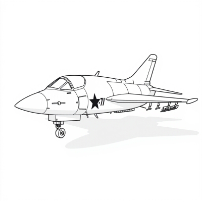 Israeli Fighter Jet Kfir C-7