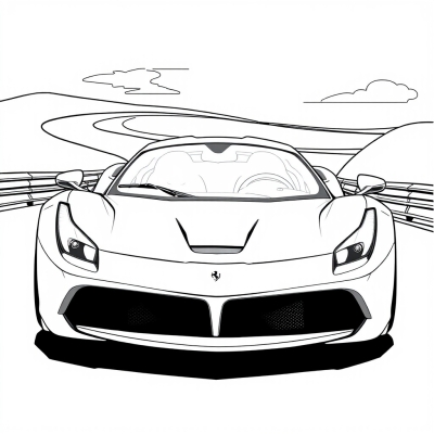 Racing Car LaFerrari