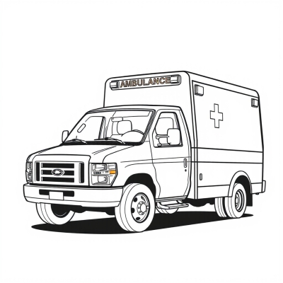 Big Ambulance Truck