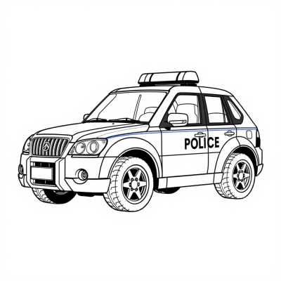 Lego Police Car