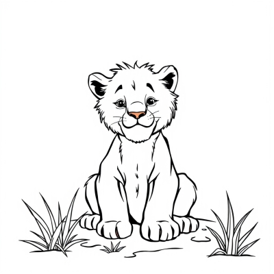 Baby Lion Cub