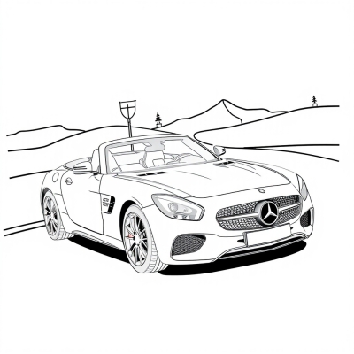 Mercedes Sports Car