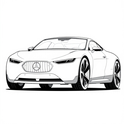 Mercedes Vision SLA Concept Car