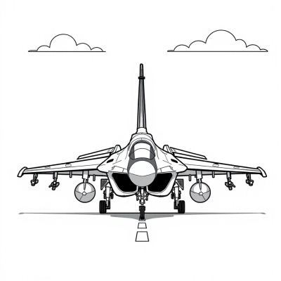 Military Fighter Jet