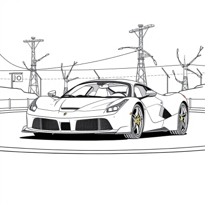 Modern Ferrari Car