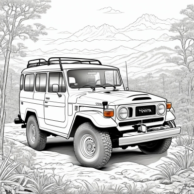 Old Toyota Land Cruiser