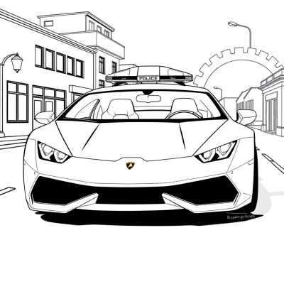 Police Lamborghini