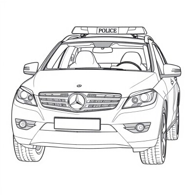 Police Mercedes