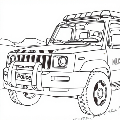 Police UAZ