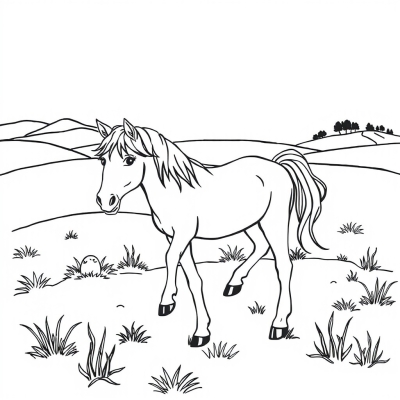 Pony on the Meadow