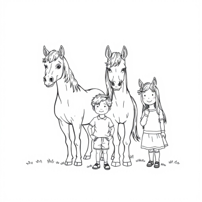 Ponies with Kids