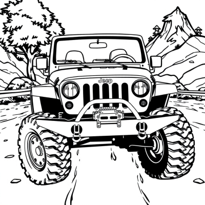 Powerful Jeep