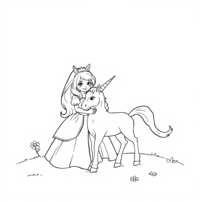 Princess and Unicorn