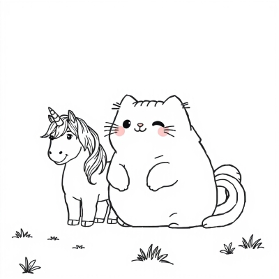 Pusheen and Unicorns
