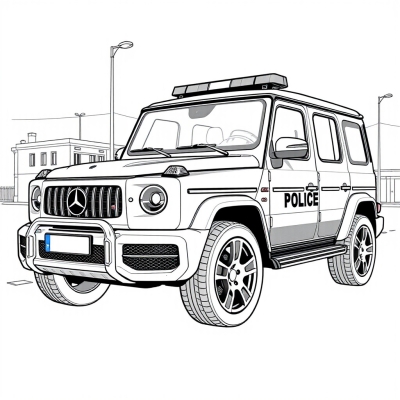 Realistic Police G-Wagen