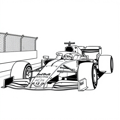 Red Bull Racing RB18 Race Car