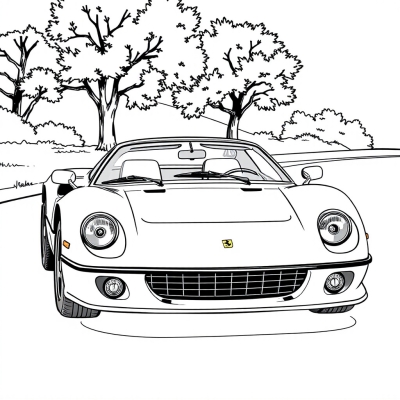 Retro Ferrari