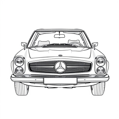 Retro Mercedes