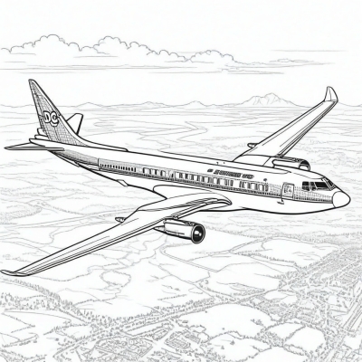Scientific Airplane DC-8