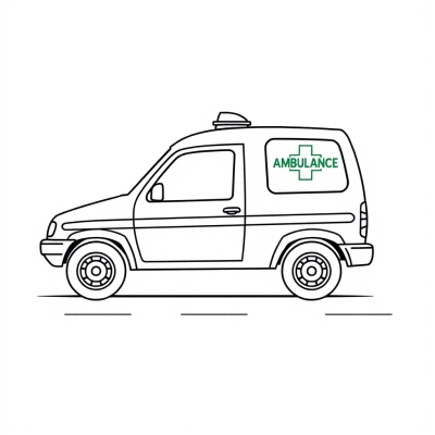 Simple Ambulance Car