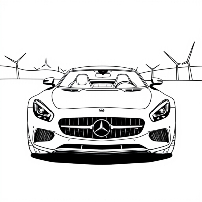 Simple Mercedes AMG GT
