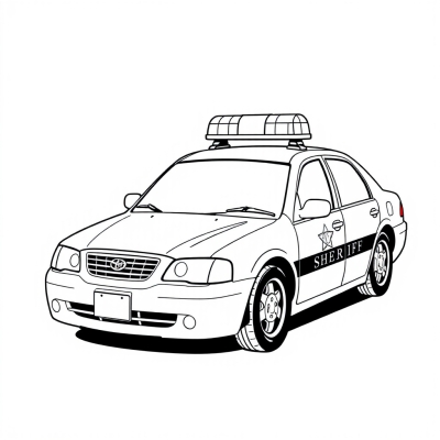 Simple Sheriff Car