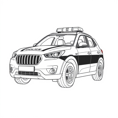 Spanish Police Car