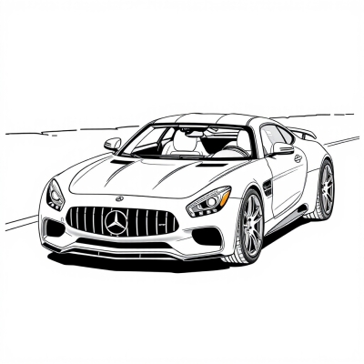 Sporty Mercedes Concept Car