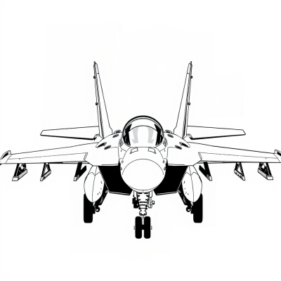 Super Hornet Fighter Jet