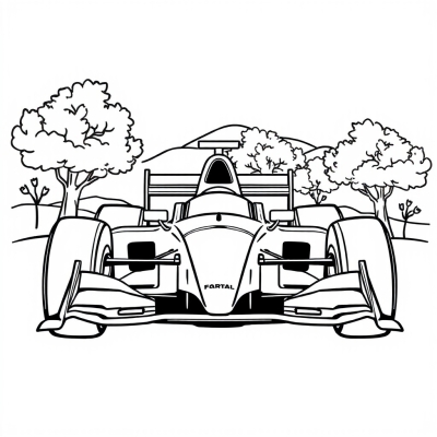 Racing Formula-1 Car