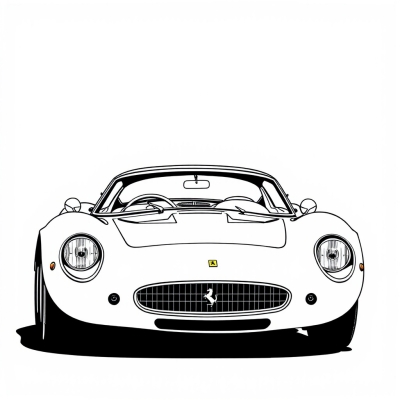 Vintage Racing Ferrari