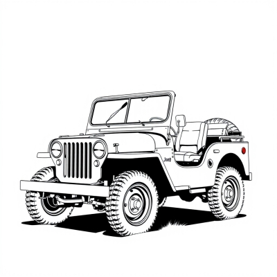 World War II Military Jeep
