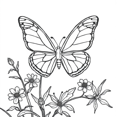 Beautiful Butterfly Stress Relief