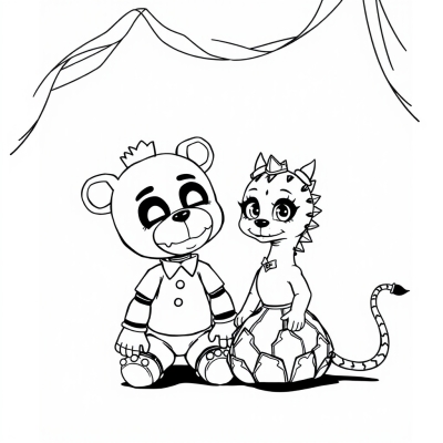 Baby and Ballora from FNAF