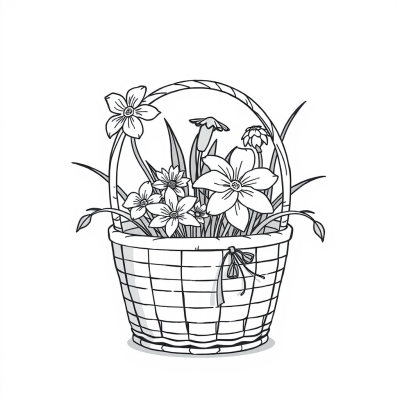 Basket of Flowers
