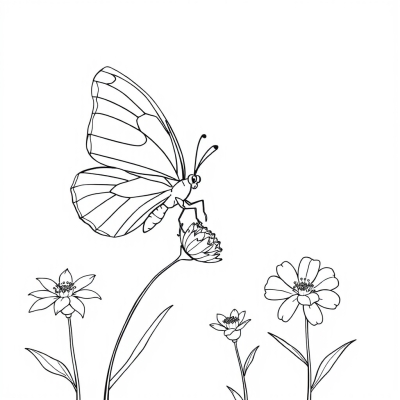 Butterfly Eating