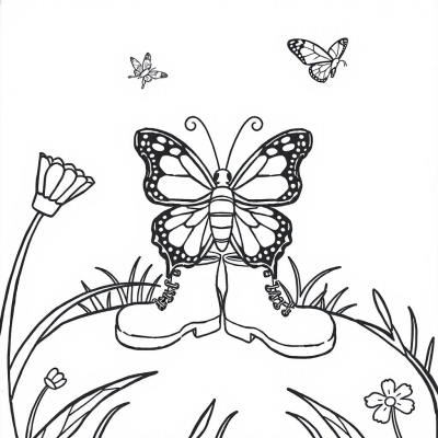 Butterfly in Boots