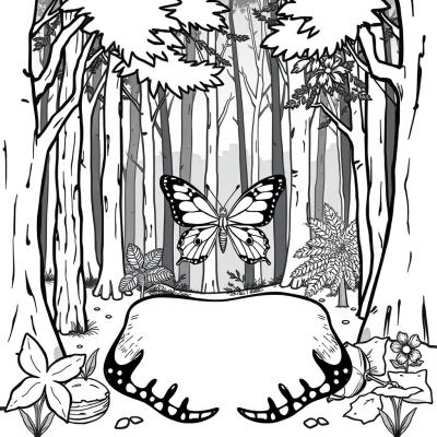 Butterfly in the Forest
