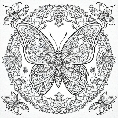 Mandala Butterfly