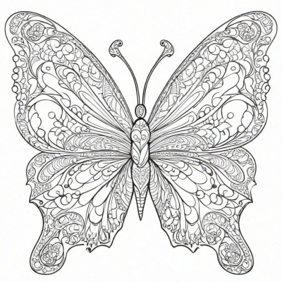 Butterfly with Patterns