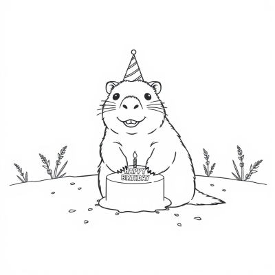 Capybara Birthday