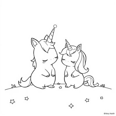 Cinnamoroll and Unicorn