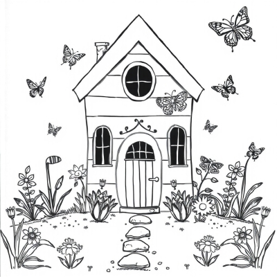 Butterfly Fairy House