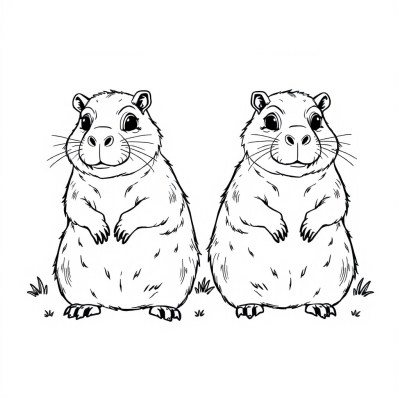 Find Two Identical Capybaras