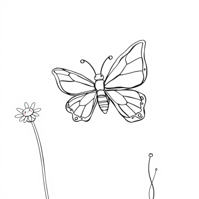 Fluffy Butterfly