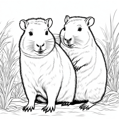 Fluffy Capybara