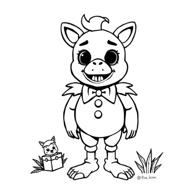 Phantom Chica from FNAF