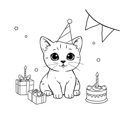 Kitten Happy Birthday