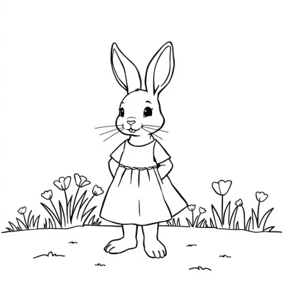 Bunny in a Dress
