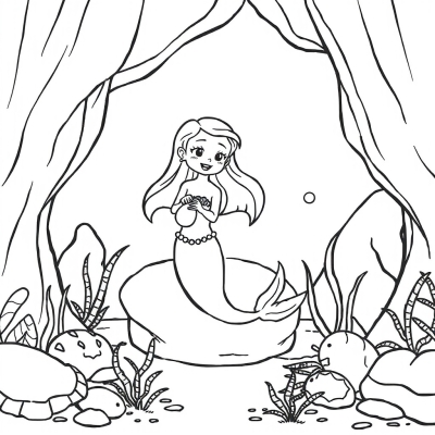 Mermaid Found a Pearl